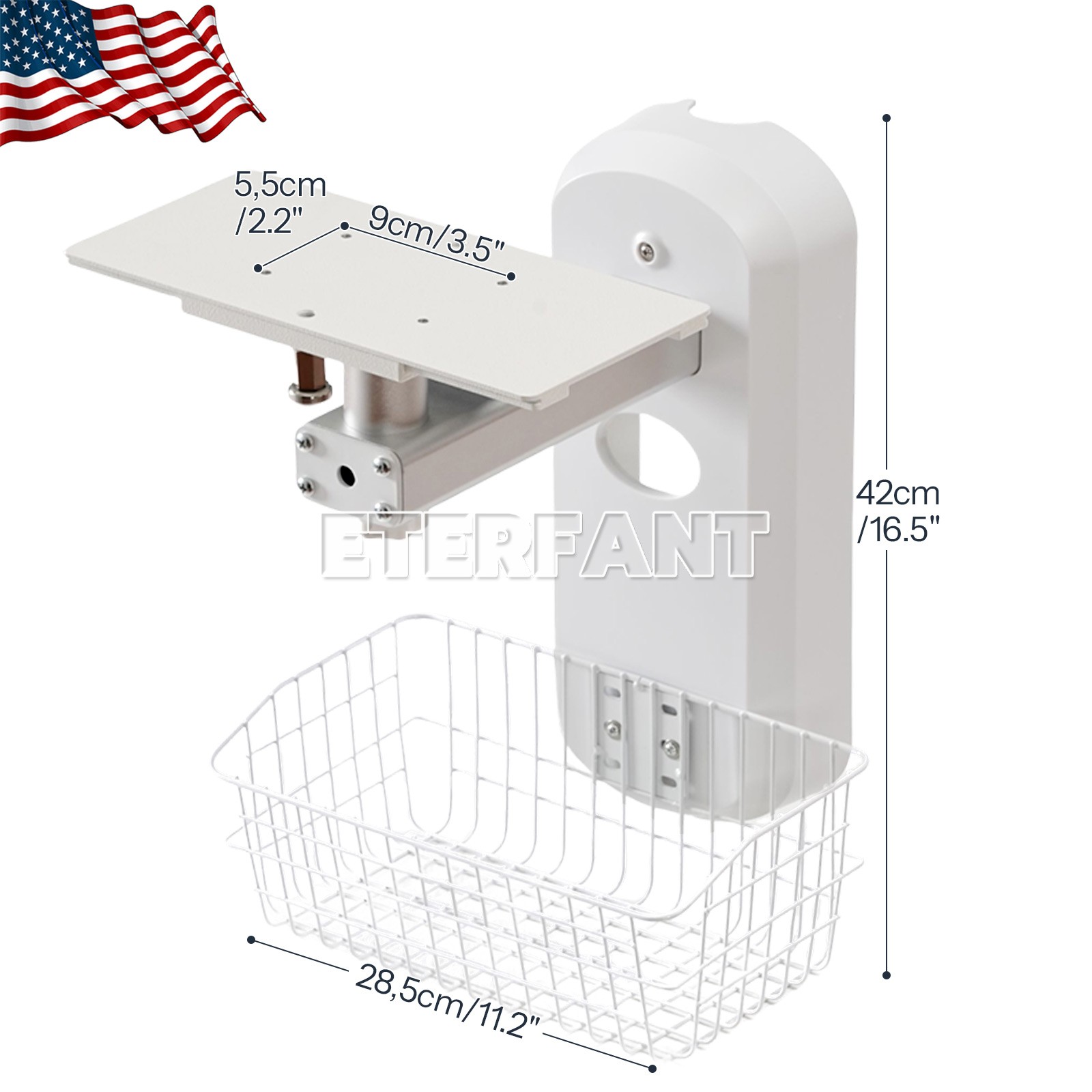 ETERFANT Medical Trolley Cart/Wall Mount Bracket is suitable for Patient Monitor