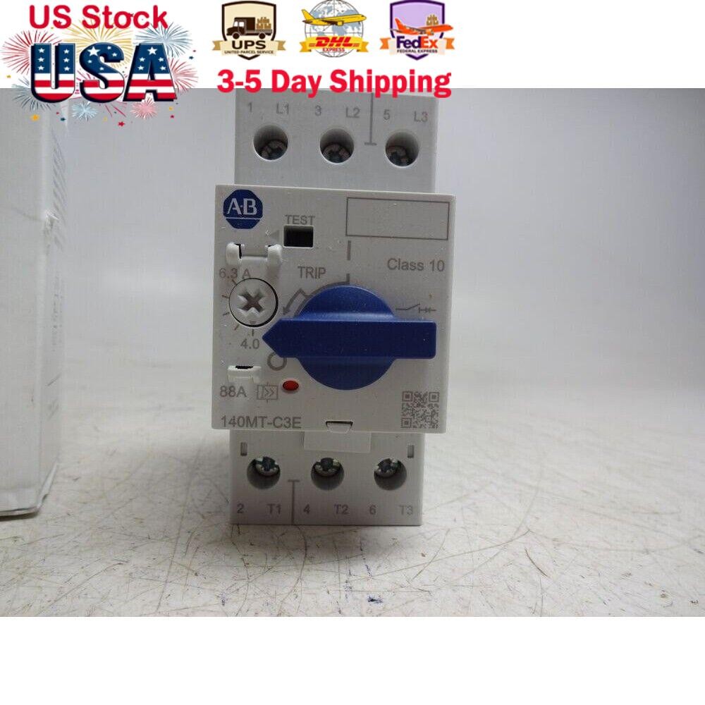 New AB 140MT-C3E-B63 4.0-6.3A 3-Pole Motor Protection Breaker
