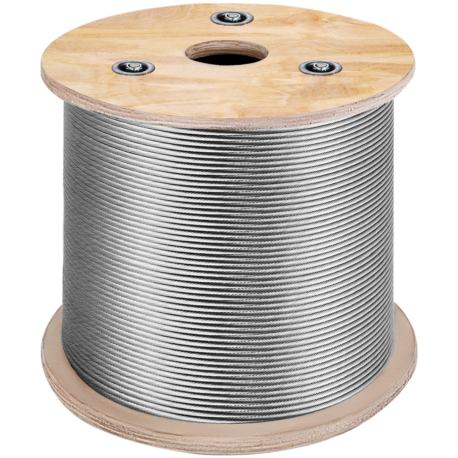 VEVOR T316 Stainless Steel Cable 1/8″ 7×7 Steel Wire Rope 500ft Cable Railing