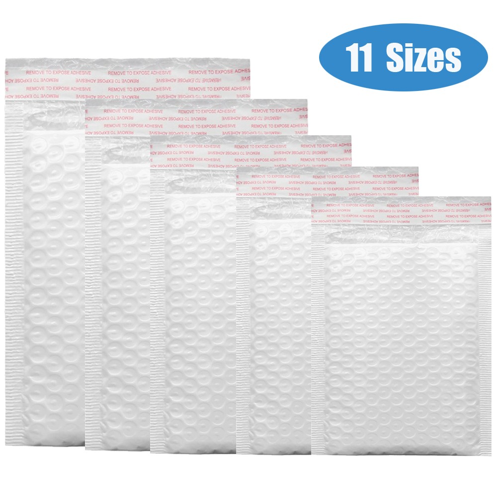 200PCs Poly Mailer Bubble Mailers 4 Layers Padded Envelopes Self Sealing