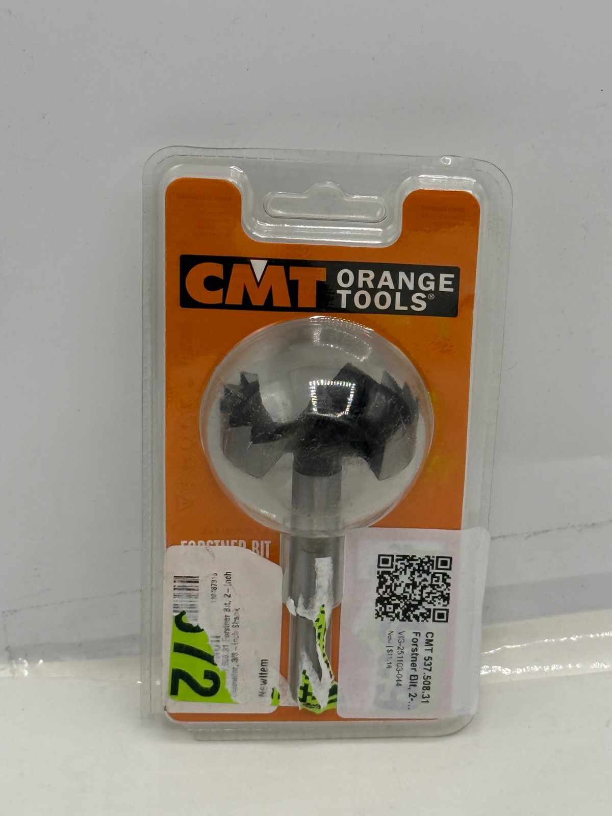 CMT 537.508.31 Forstner Bit, 2-Inch Diameter, 3/8-Inch Shank