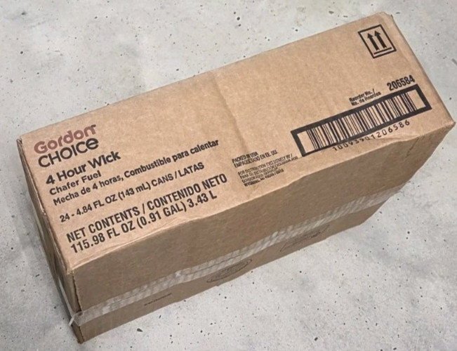Gordon Choice 4 Hour Wick Chafer Fuel – 24 Count / Full Case