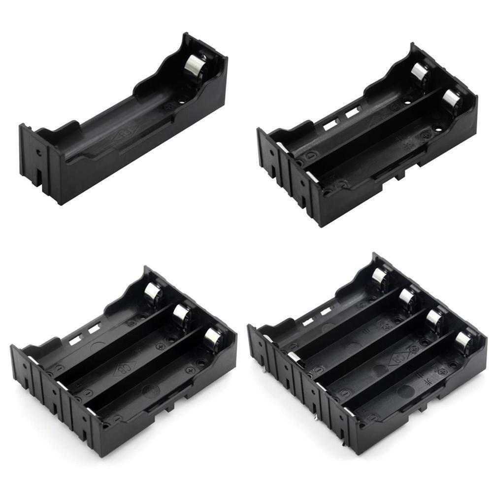 10Pcs Battery Holder DIY Hard Pins Storage For 18650 Power Bank Case 1/2/3/4Slot