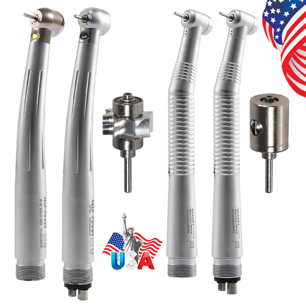 NSK Style Dental (Fiber Optic LED E-generator) High Speed Handpiece 2/4H Turbine