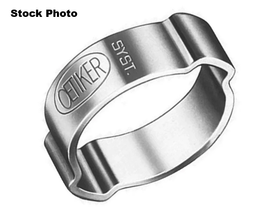 Bag Of 500 Oetiker 5/8″ 2-Ear Hose Crimp Clamp 1518 Zinc Plated Steel NOS