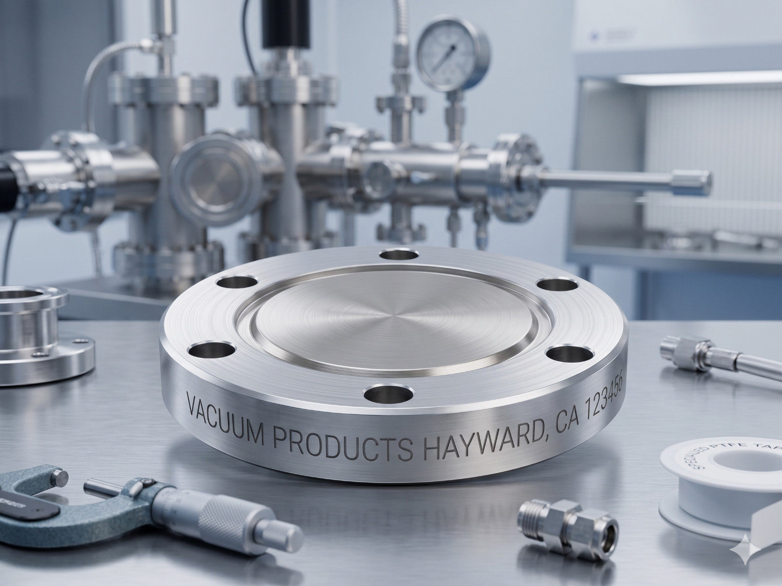 UHV | DN40-BLANK | BLANK FLANGE | 304SS | 2.75″ CF | CONFLAT