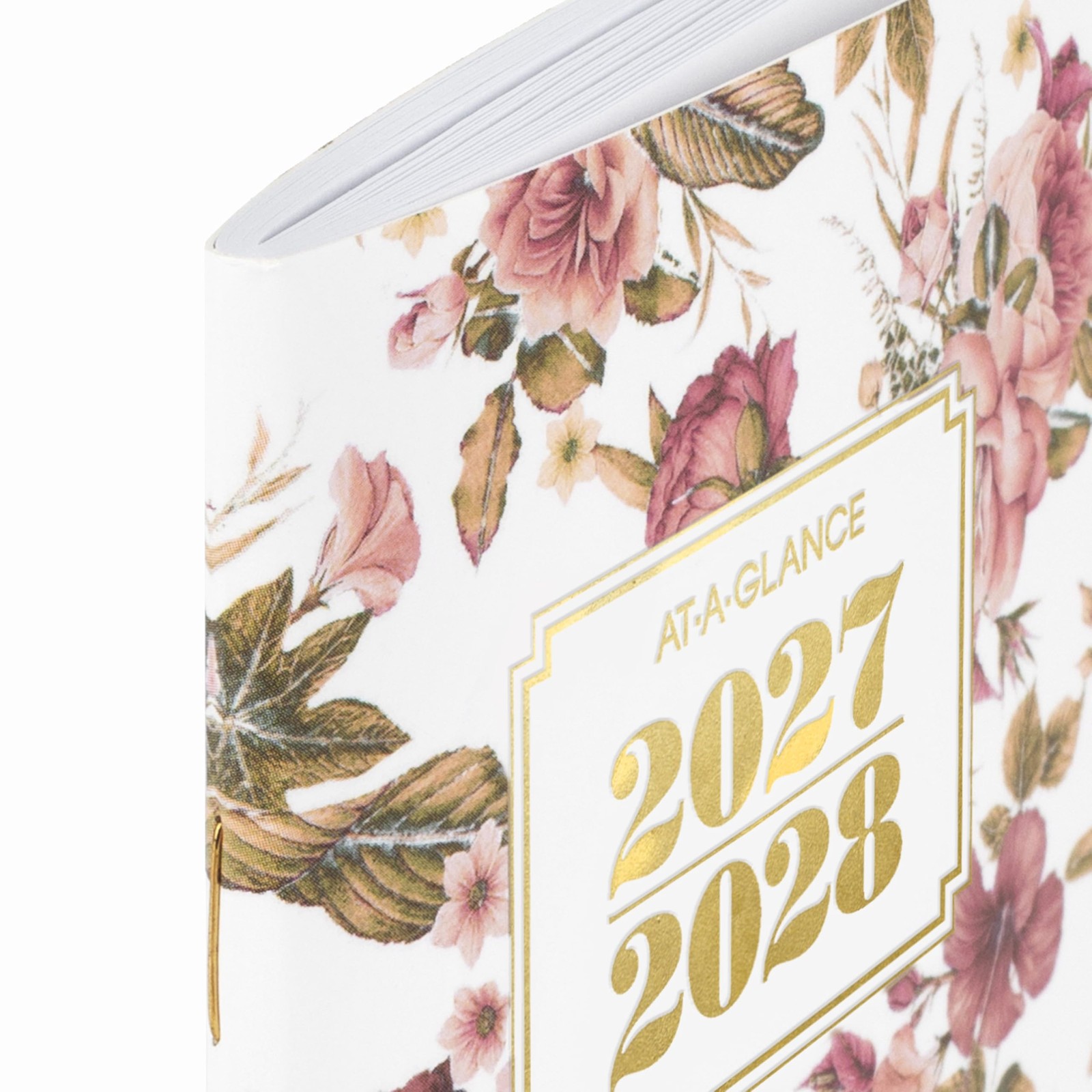 AT-A-GLANCE 2027-2028 Planner, 2 Year Monthly 3.5″ x 6″, Floral
