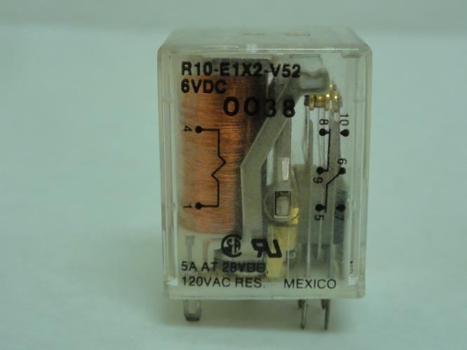 207823 Old-Stock; Honeywell FE-21019RY Cube Relay; 5A; DPDT; Coil: 6Vdc