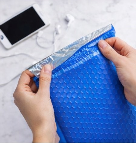 250 #0 6×10 Blue Poly Bubble Envelopes Padded Shipping Mailers 6″x10″