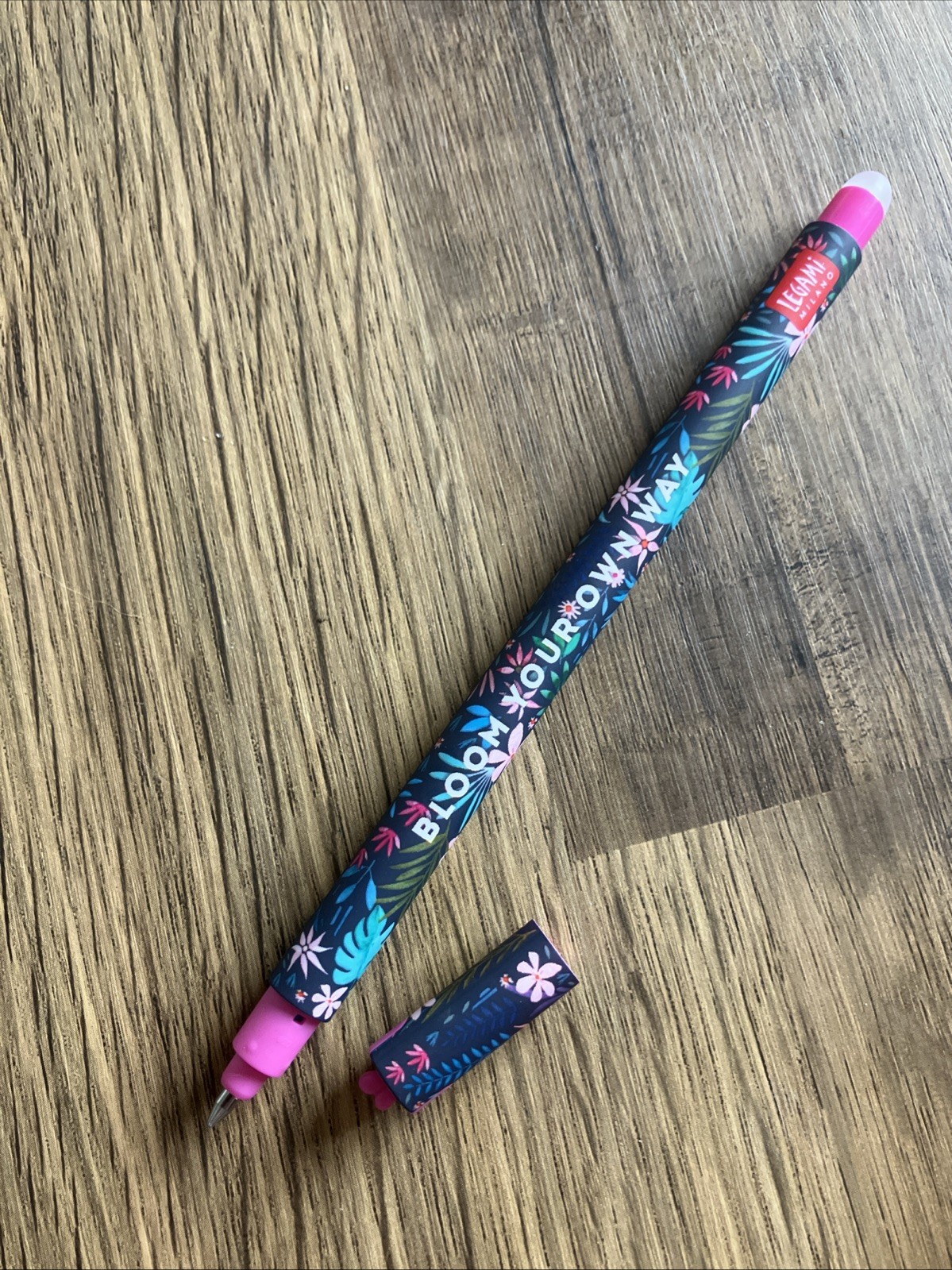 Legami FLORA/BLOOM YOUR OWN WAY 🌷Erasable Gel,TURQUOISE (1 PEN)DISCONTINUED