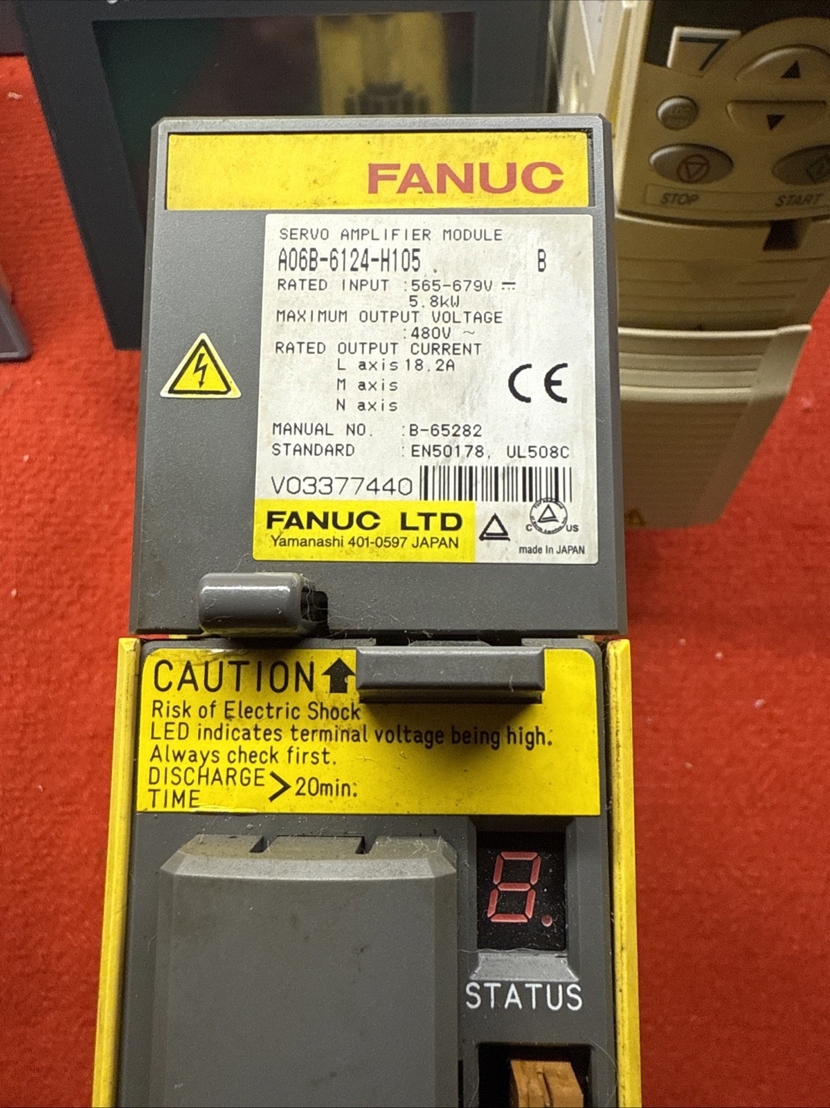 FANUC A06B-6124-H105 SERVO AMPLIFIER