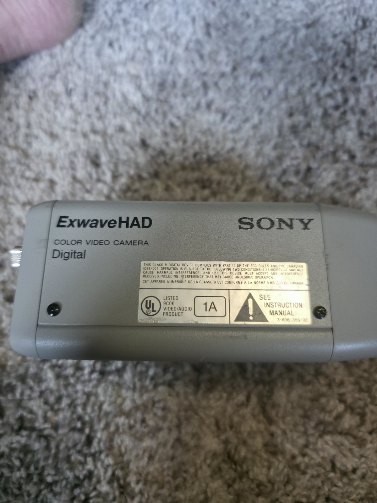 Sony SSC-DC334 Exwave HAD Color Camera w/ Cosmicar Pentax 3.5-8mm Lens