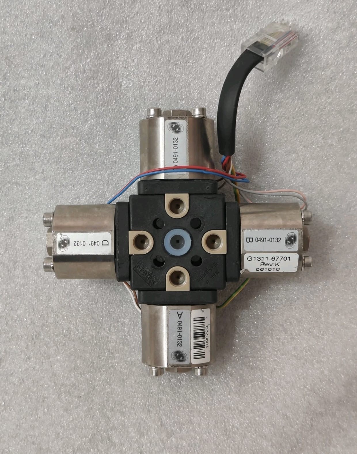 AGILENT TECHNOLOGIES G1311-67701 MCGV MULTI CHANNEL GRADIENT VALVE ASSY REV:K