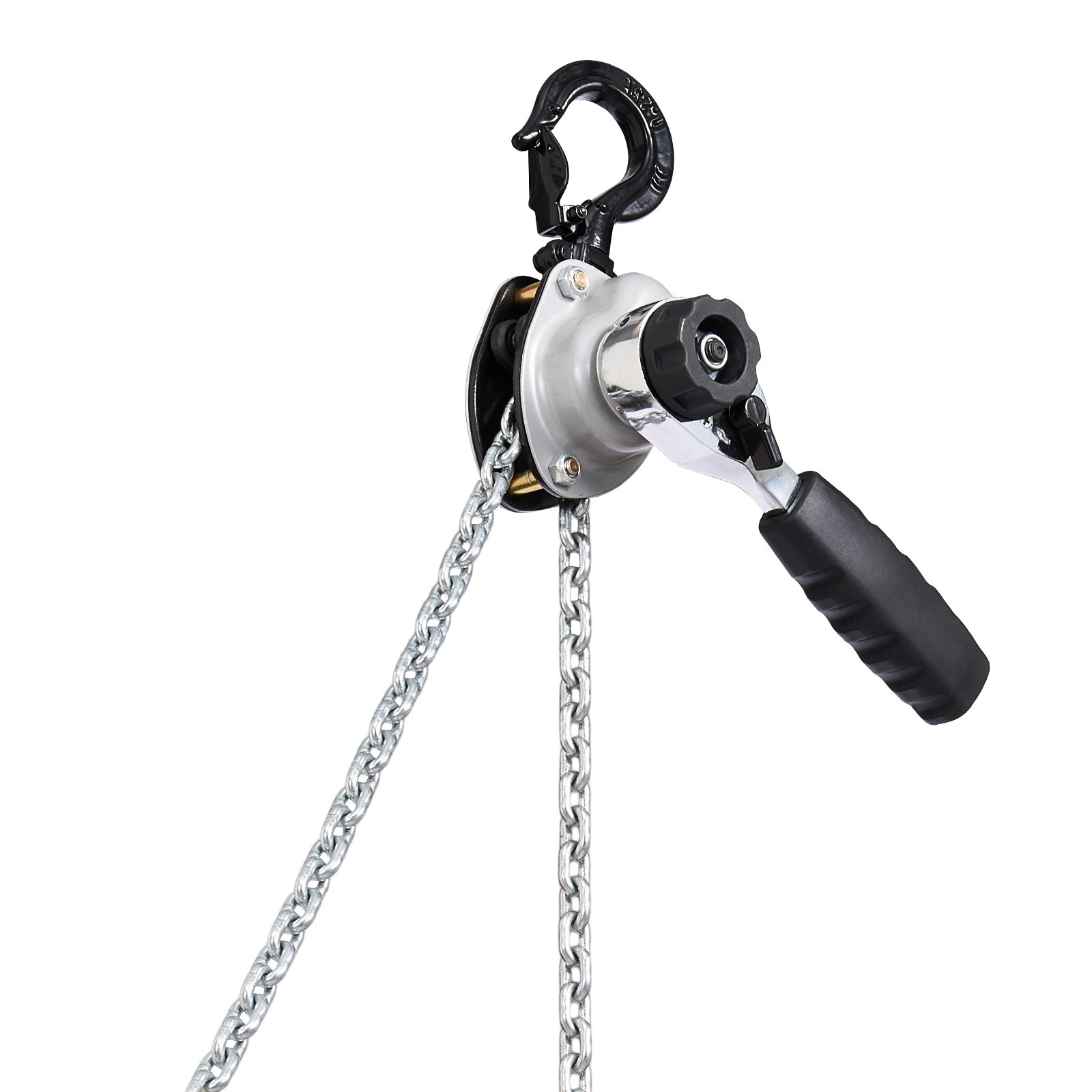 Uimoso Manual Lever Chain Hoist 1/2T 1100lbs 10ft Lift Alloy Steel Storage Use