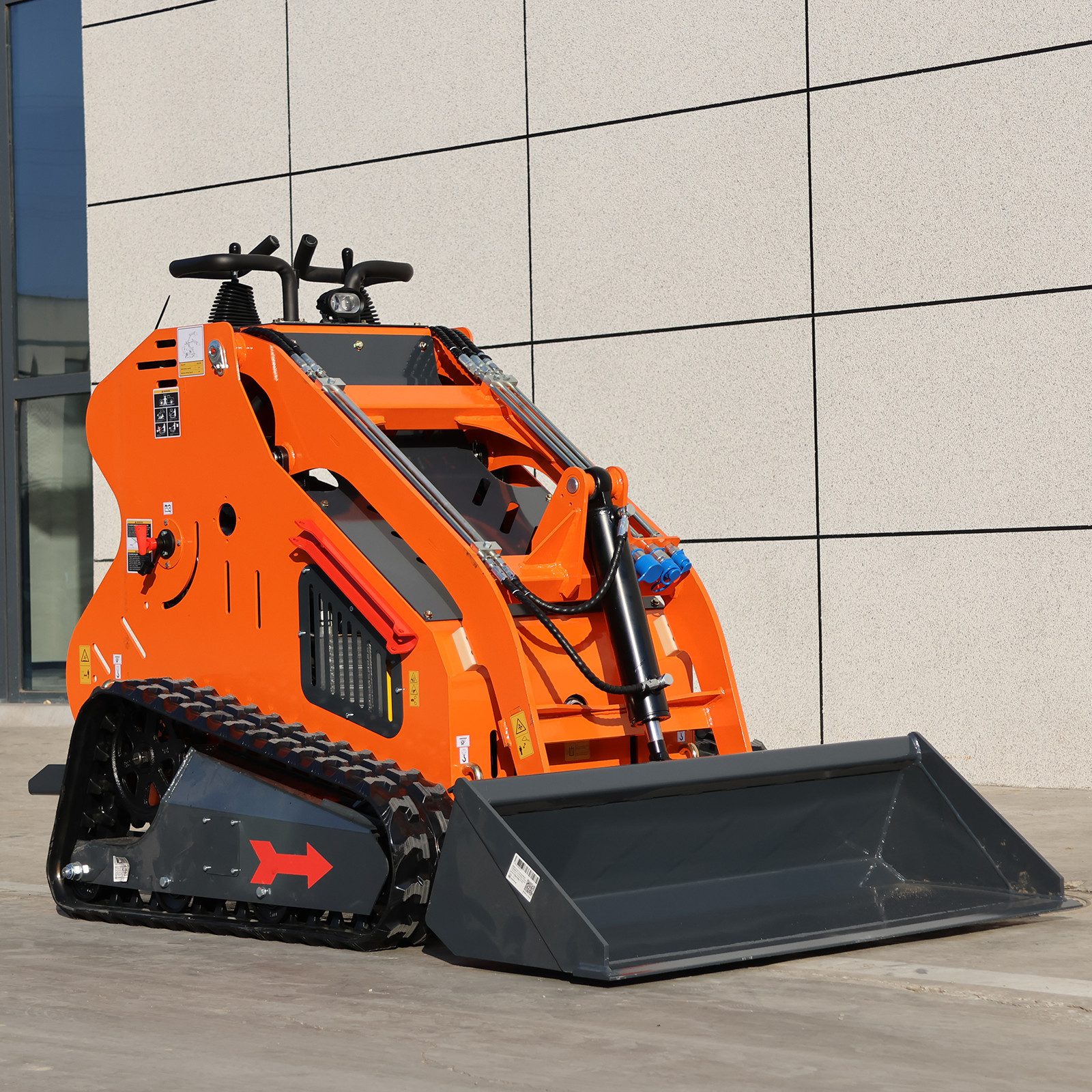 2026 Brand New 24HP Gas EPA Mini Skid Steer Loader with 8”AUGER & Pallet Fork
