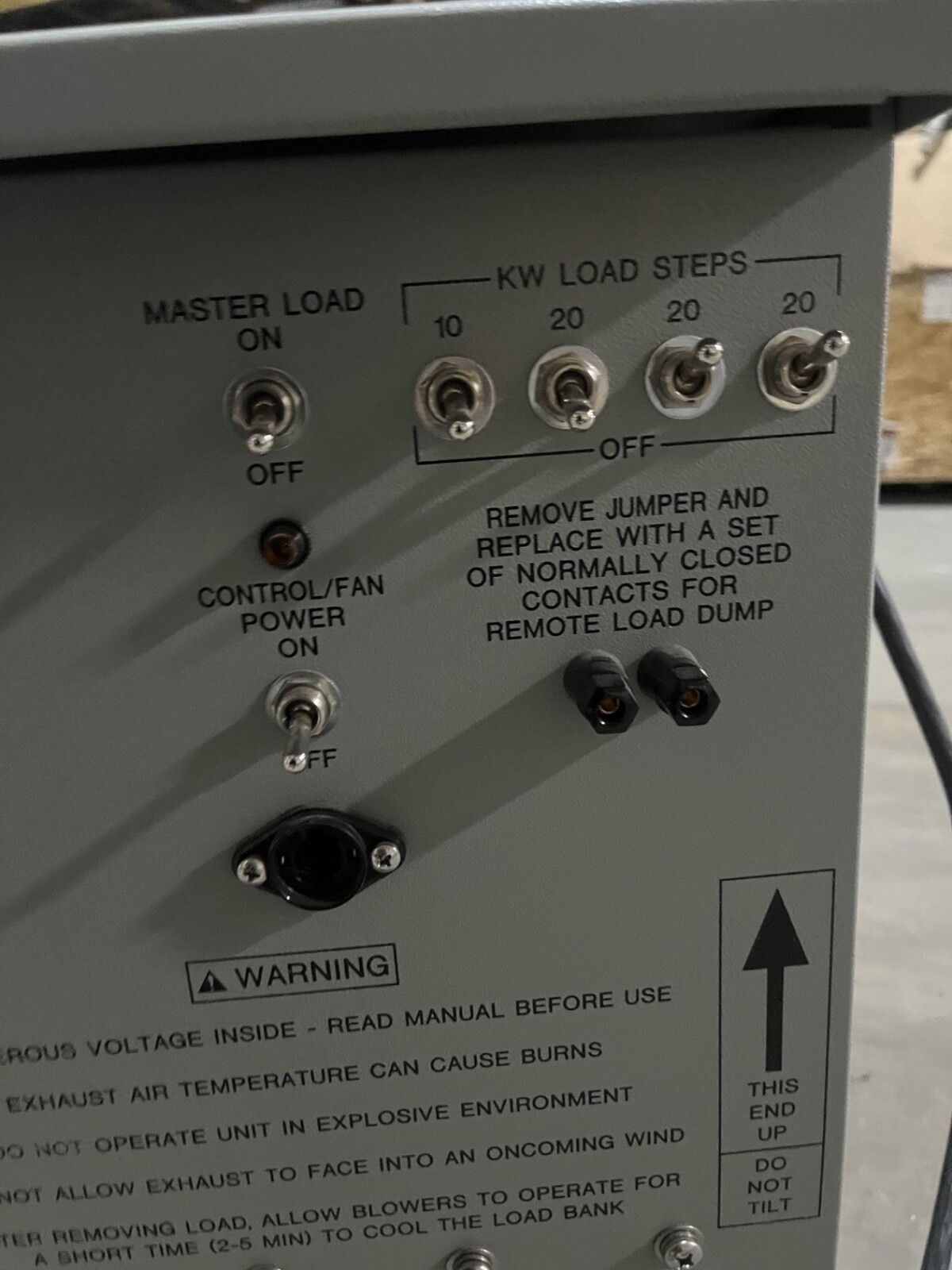 Used Avtron 70KW Liberty LPH70 Resistive Load Bank | 208V 3Ph 60Hz | 240V 1Ph