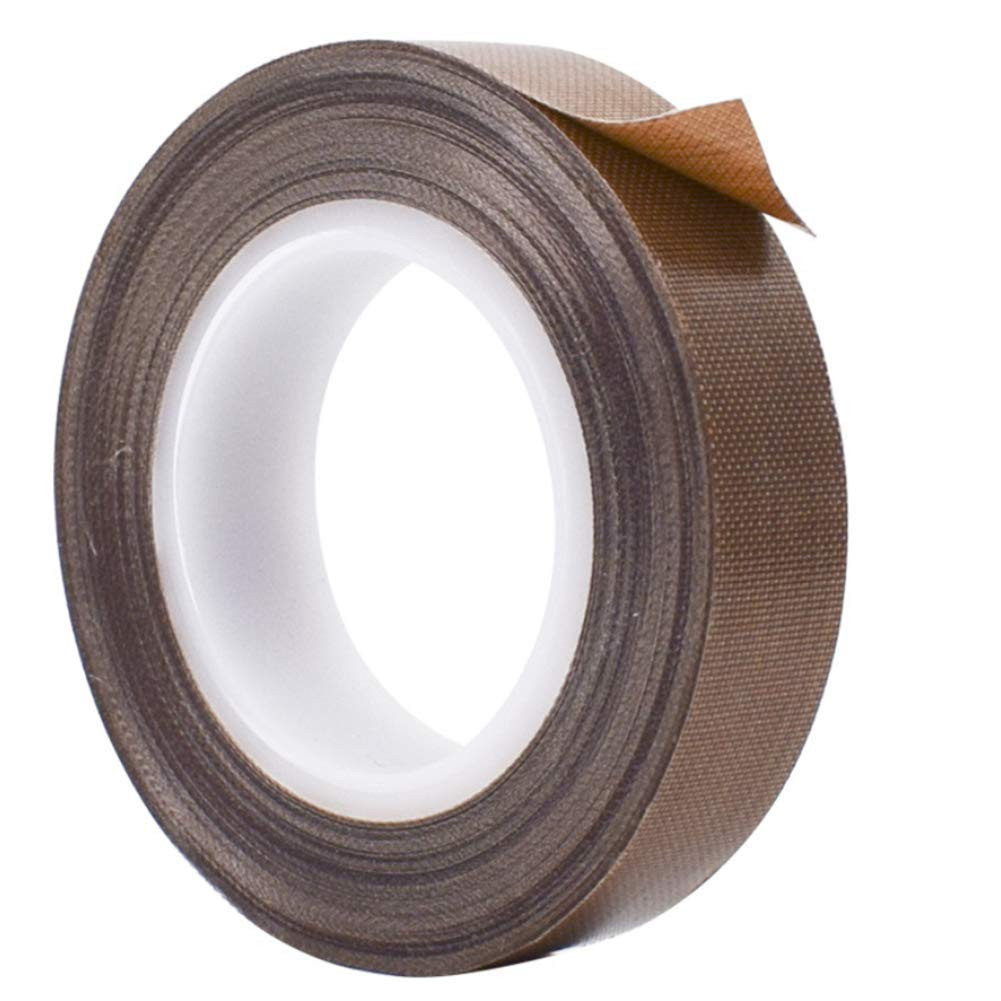 PTFE Coated Fabric Teflon Tape High Heat Adhesive Brown