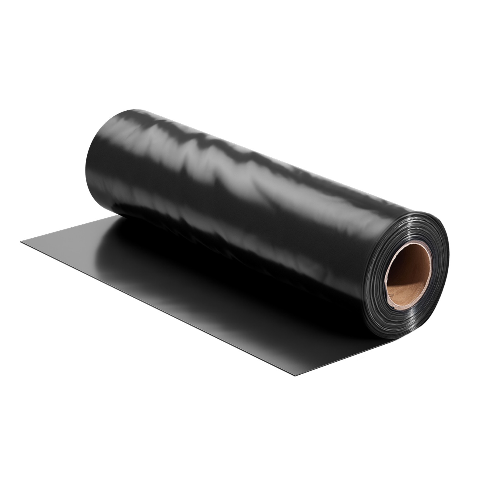 10Mil Plastic Sheeting Roll 20 x 100 FT Heavy Duty Polyethylene Black