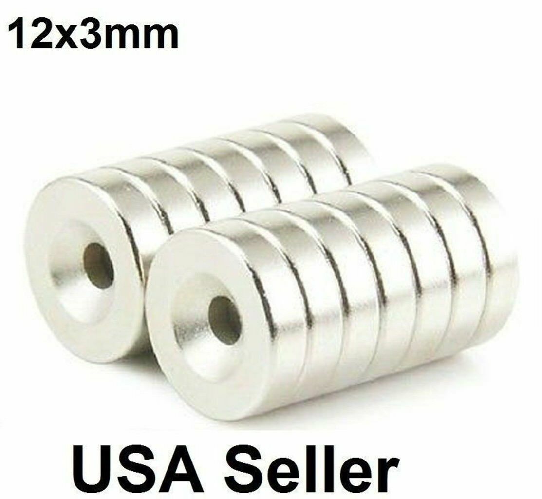 N35 Countersunk Ring Round Disc Strong Magnets Rare Earth Neodymium Hole