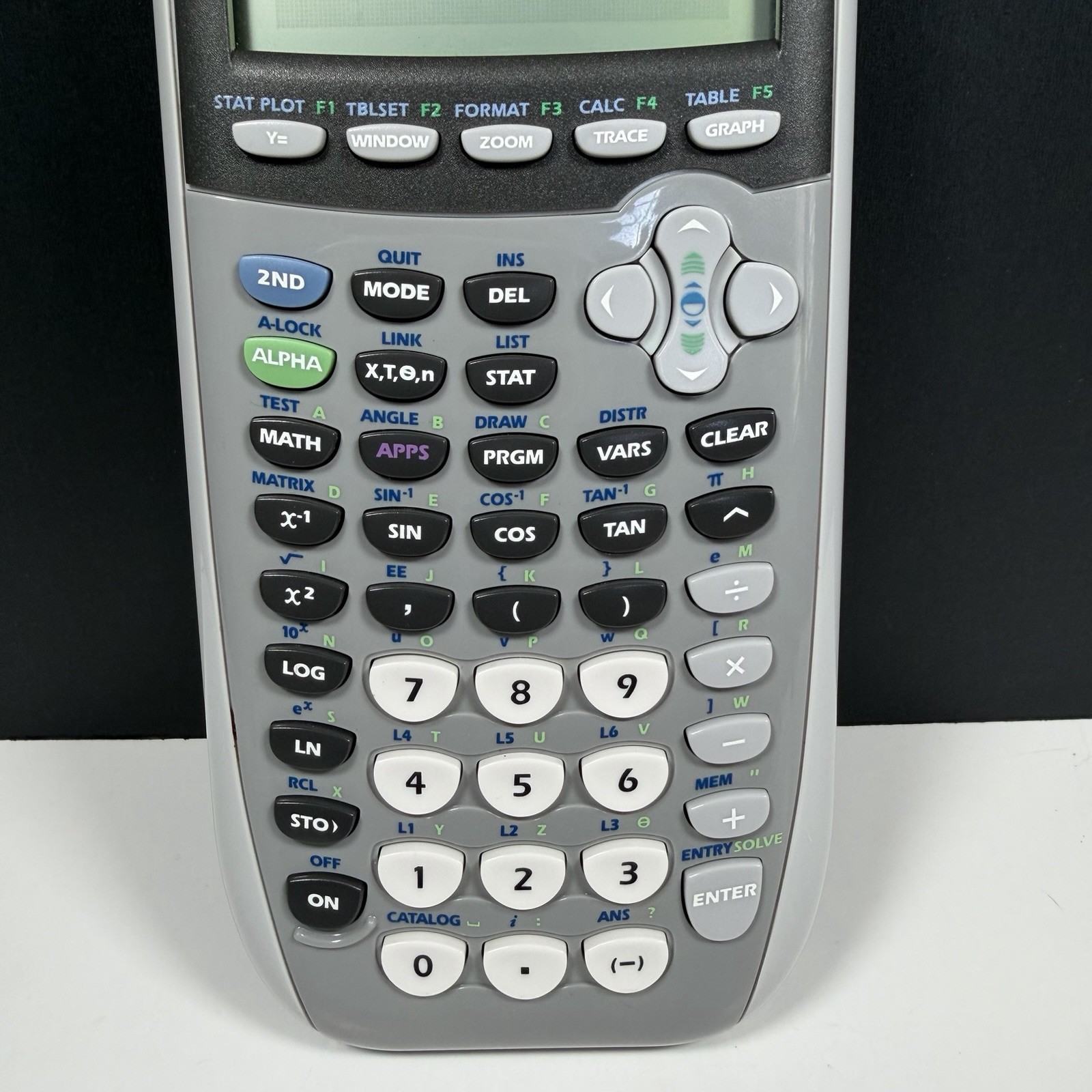 Texas Instruments TI-84 Plus Silver Edition Graphing Calculator No Cover TESTED