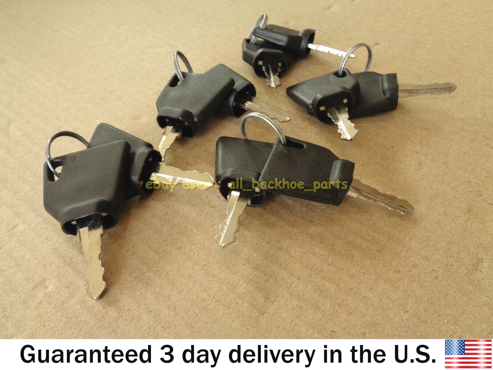 JCB BACKHOE TELEHANDLER FORKLIFT – IGNITION KEYS, 10 PCS. (PART NO. 701/45501)