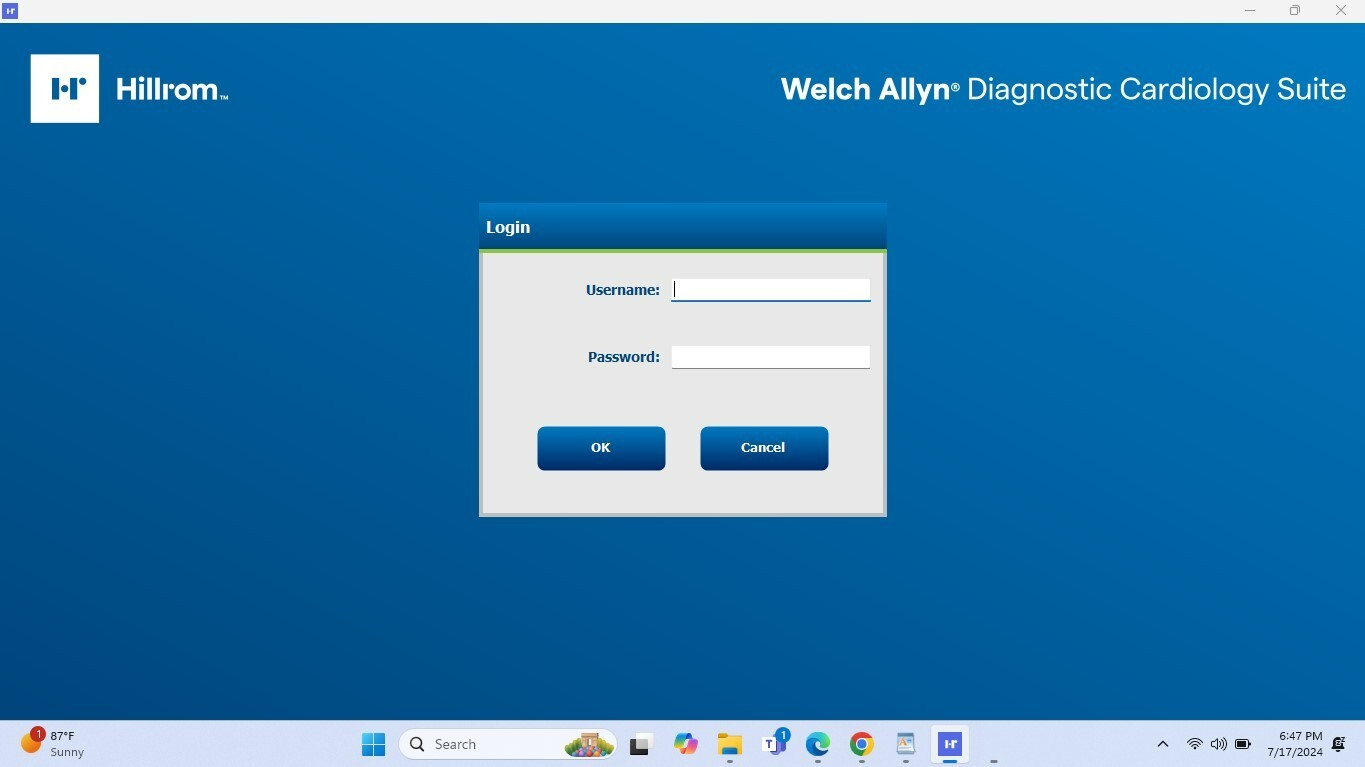 Welch Allyn Diagnostic Cardiology Suite PC ECG with Laptop/ Cadio Connex ECG