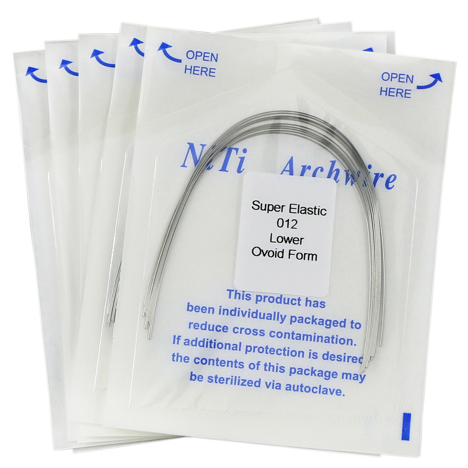 100Pcs Dental Orthodontic Niti Arch Wire Round Super Elastic 012-020 Upper Lower