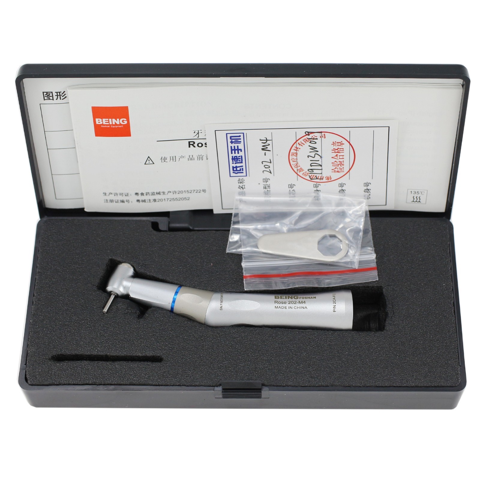 BEING COXO Dental Contra Angle Straight Handpiece Slow Speed Air Motor KAVO NSK