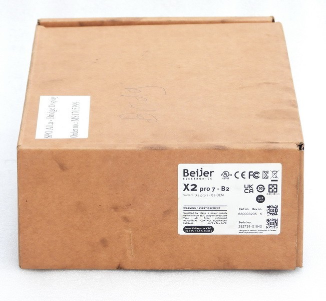 NOS BEIJER ELE MODEL X2 PRO7-B2 OEM HMI TOUCH ENGINE ROOM PANEL 630003205 REV.5