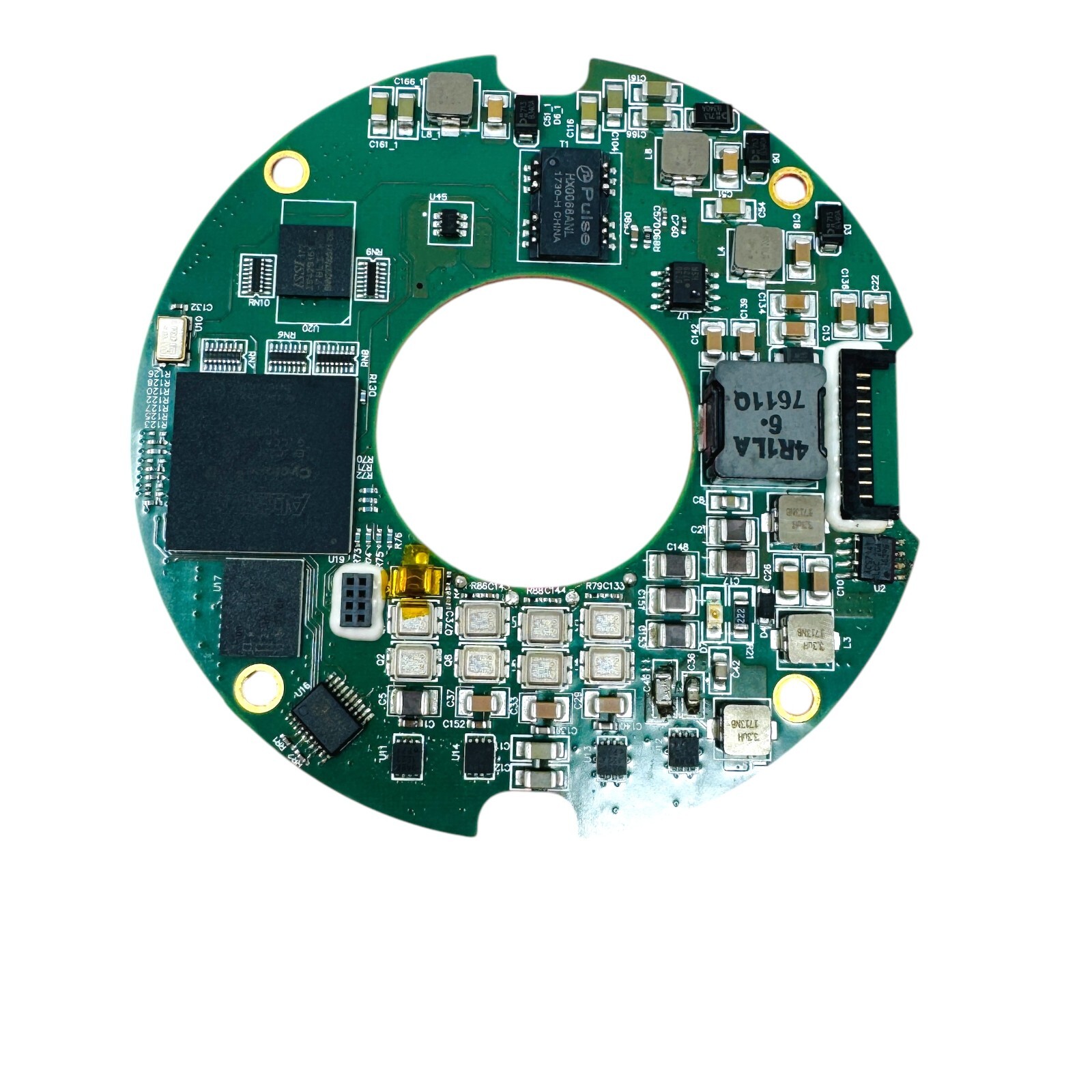Velodyne VLP-16 82-8216 Round Bottom PCB Circuit Board P-2005 for LiDAR Sensor