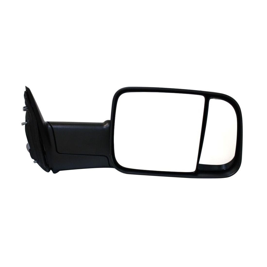 Right Side Door Mirror for Ram 1500 2500 3500 Black Manual Fold Dual Glass 40137