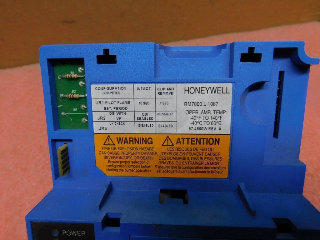 Honeywell RM7890 B 1014 — Burner Control Module