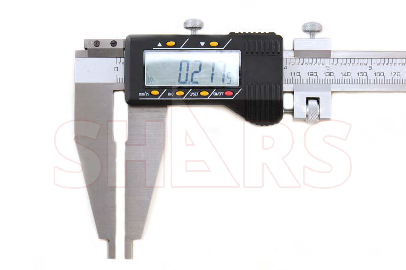 18″ 450mm INCH METRIC STAINLESS DIGITAL CALIPER .0005″ NEW R]