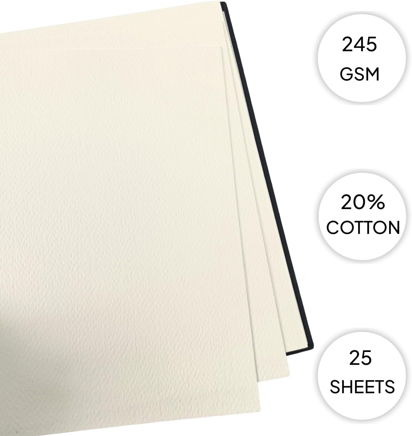 Professional A6 Portrait Sketchbook | Watercolor | Acid-Free