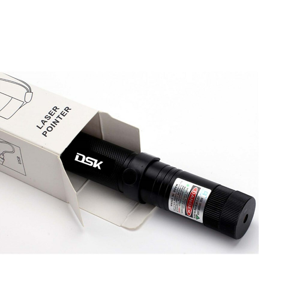 1mw 990Miles Green Laser Pointer Pen USB Rechargeable 532nm Visible Beam Lazer