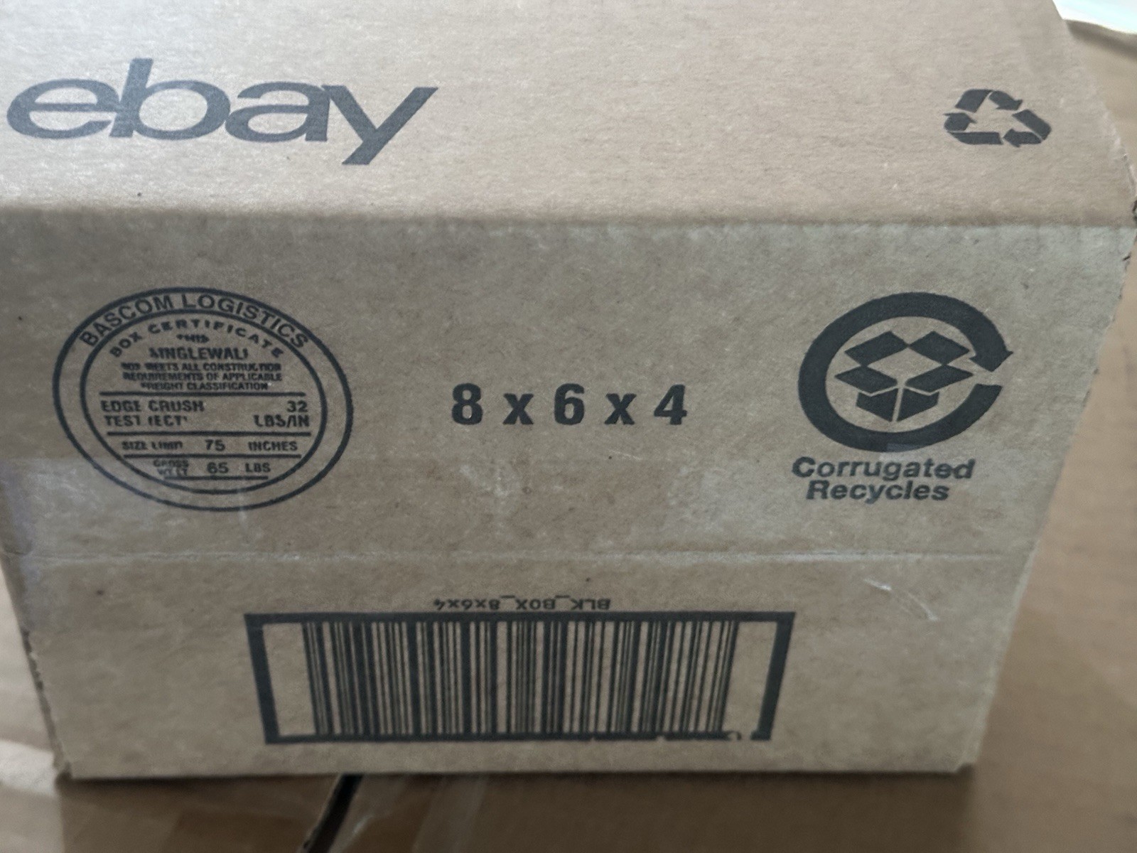 eBay 8″ x 6″ x 4″ Shipping Boxes
