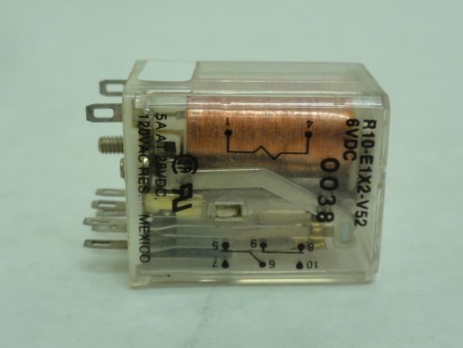 207823 Old-Stock; Honeywell FE-21019RY Cube Relay; 5A; DPDT; Coil: 6Vdc