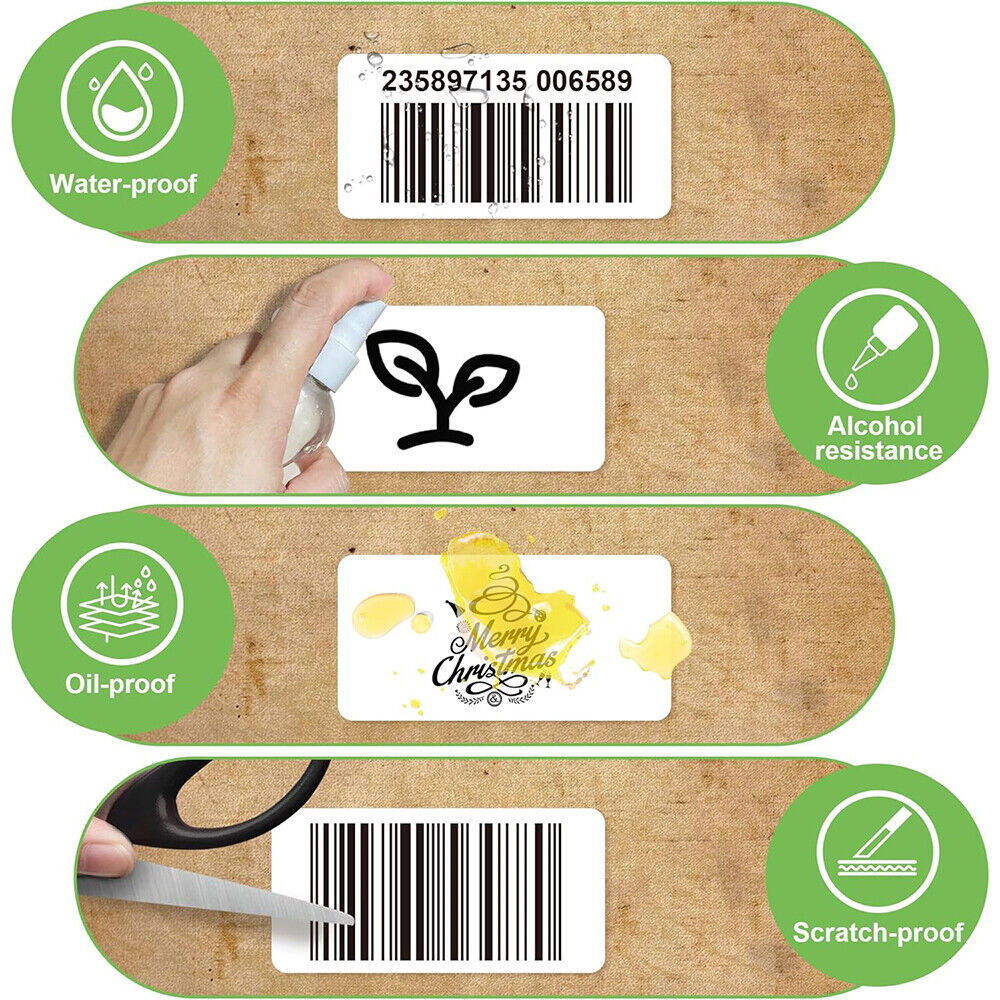 Direct Thermal Shipping Label 4×6 2×2 3×2 4×3 3×1 2.25×1.25 For Zebra Printer