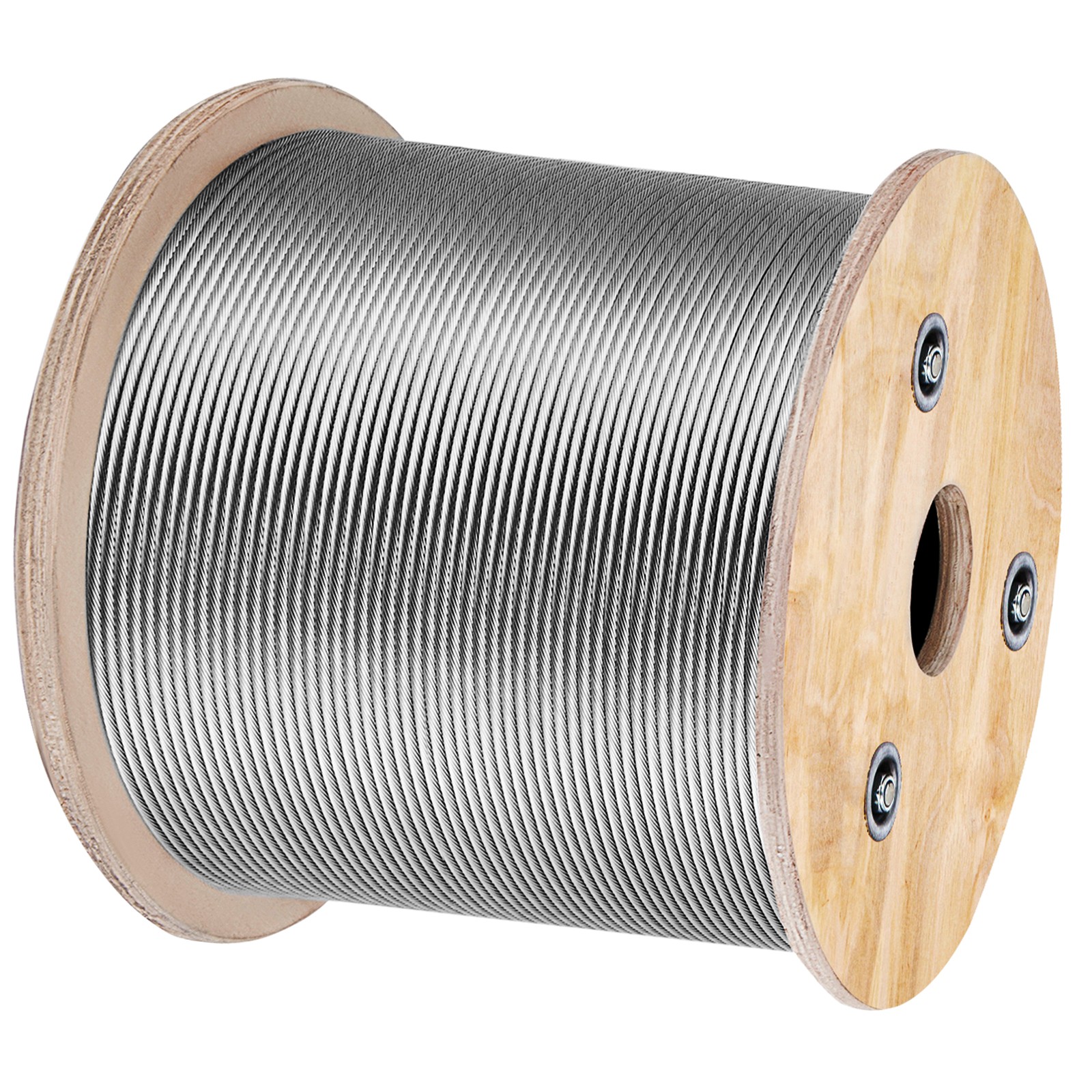 VEVOR T316 Stainless Steel Cable 1/8″ 7×7 Steel Wire Rope 500ft Cable Railing