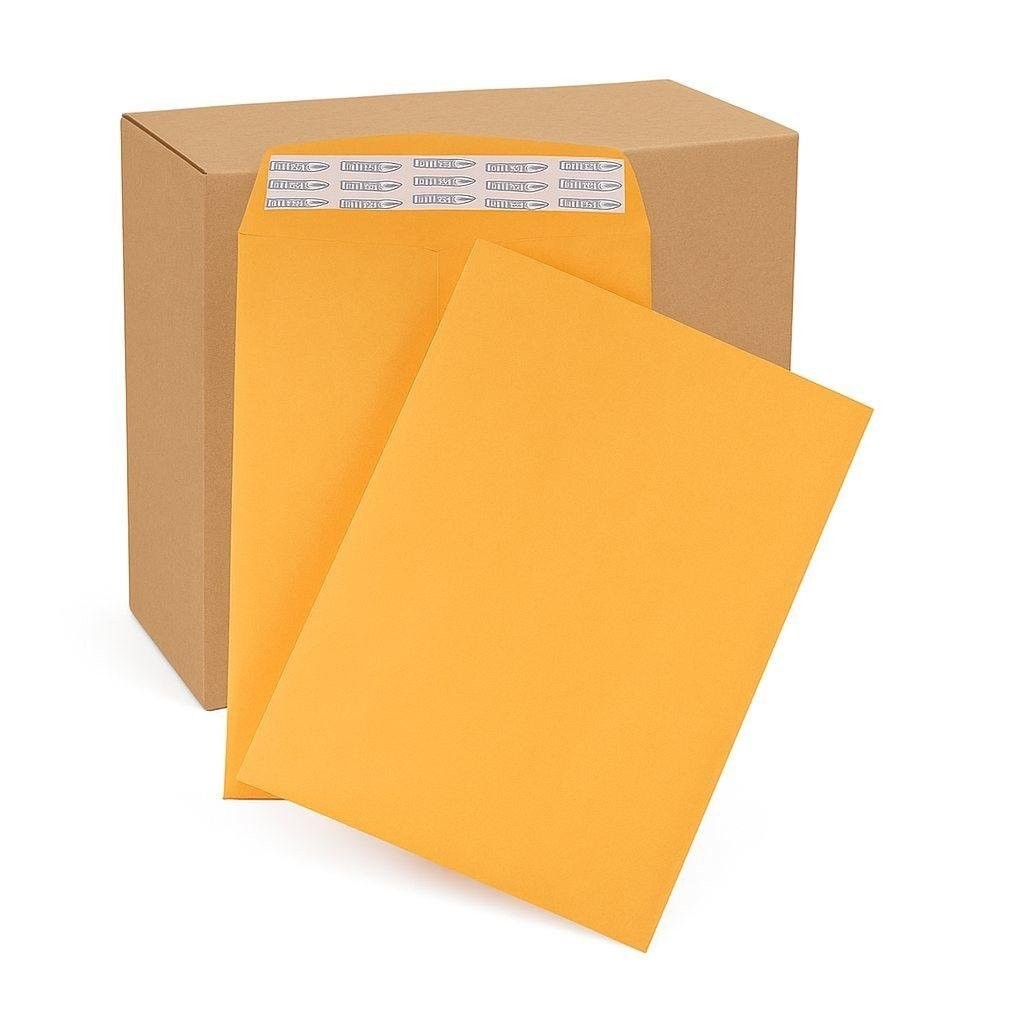 500 – Pack 6″x9″ Kraft Catalog Mailing Envelopes Mailers Peel Self Seal