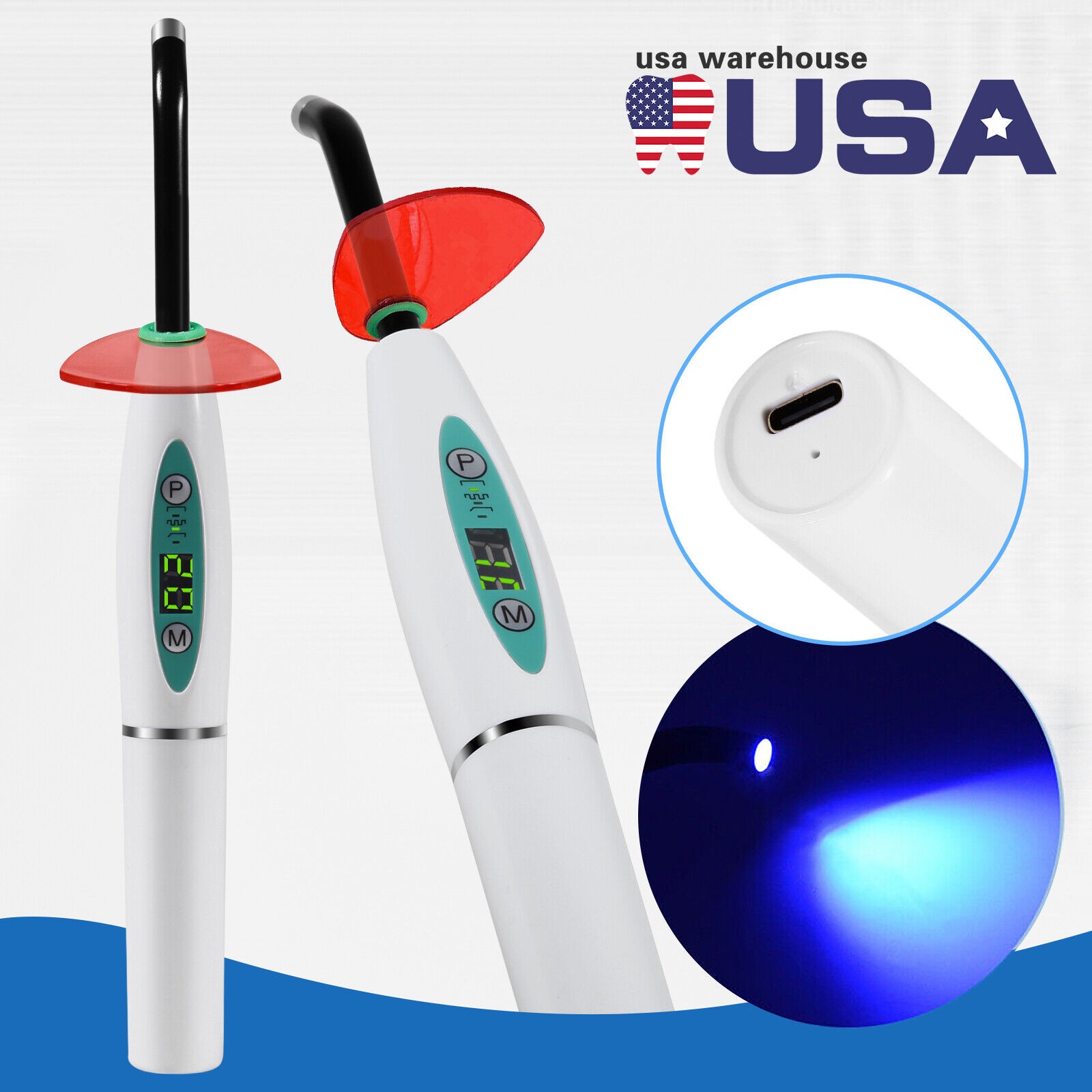 SANDENT Dental Implant 20:1 Reduction Contra Angle Push Button Handpiece F/ NSK