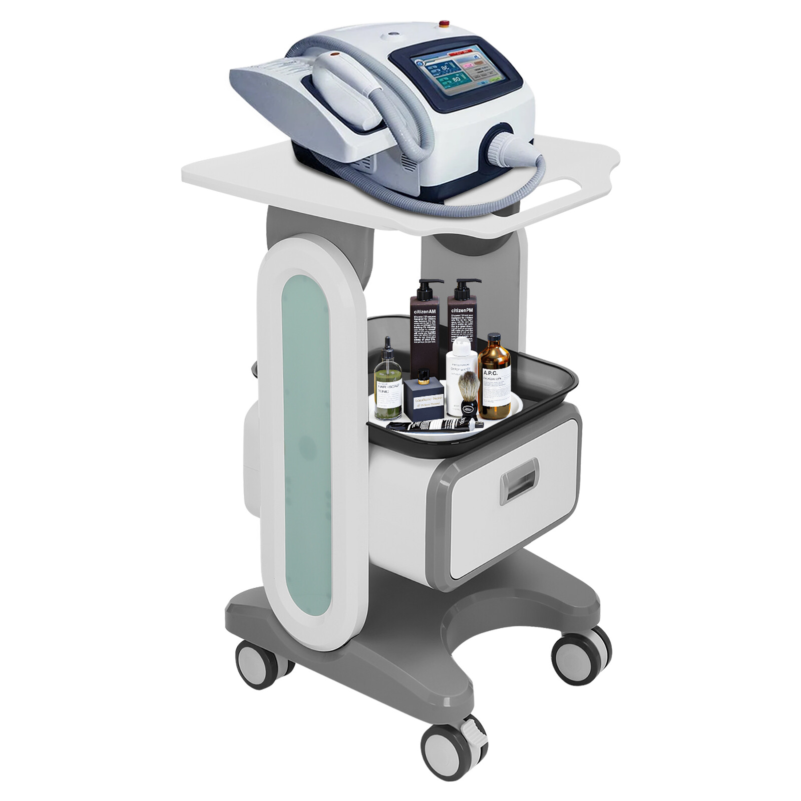 Medical Cart Mobile Cart Cosmetic Instruments Tool Rolling Storage Trolley