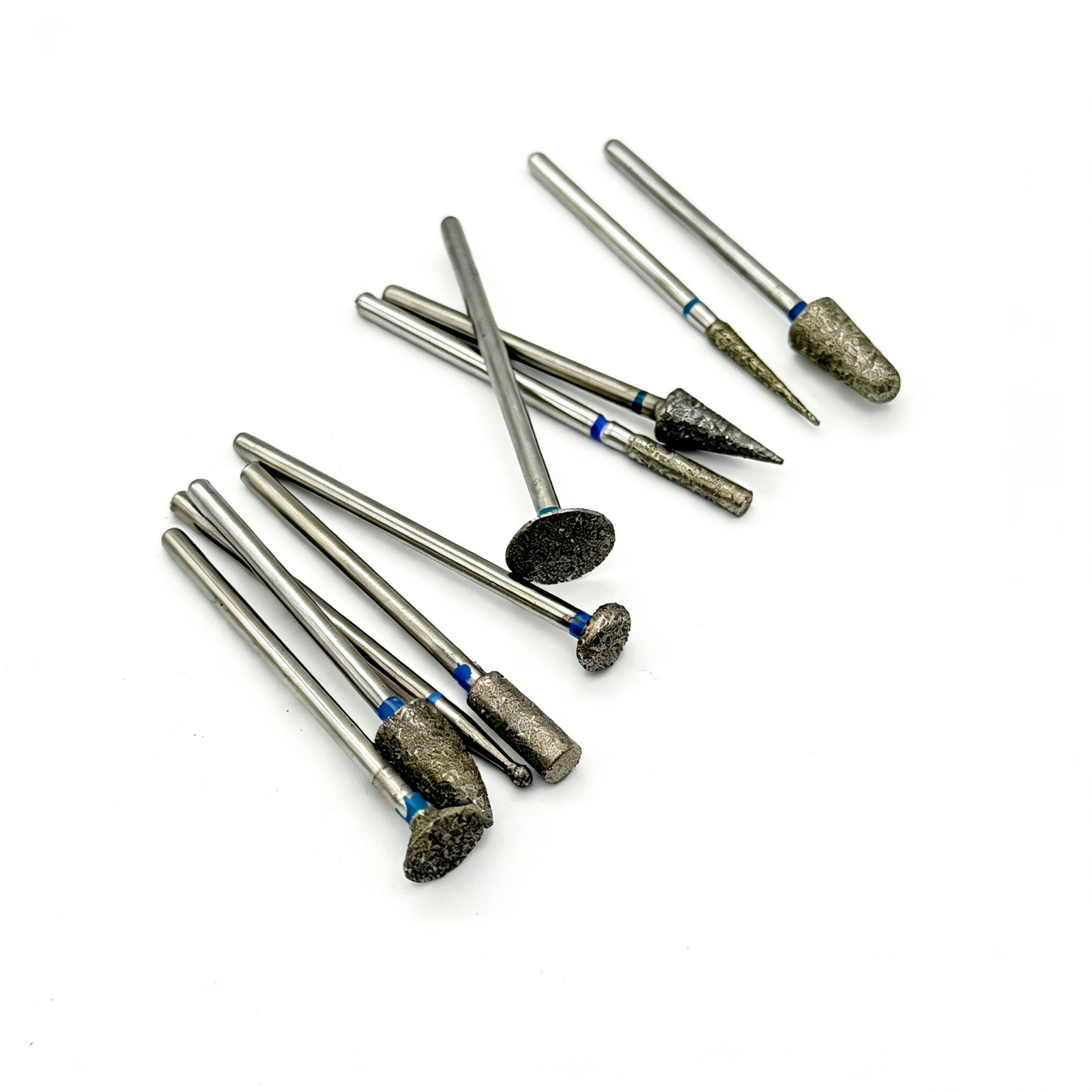 10PCS/Set Dental Lab Polishing Bur Drills Tungsten Steel Carbide Burs 2.35MM