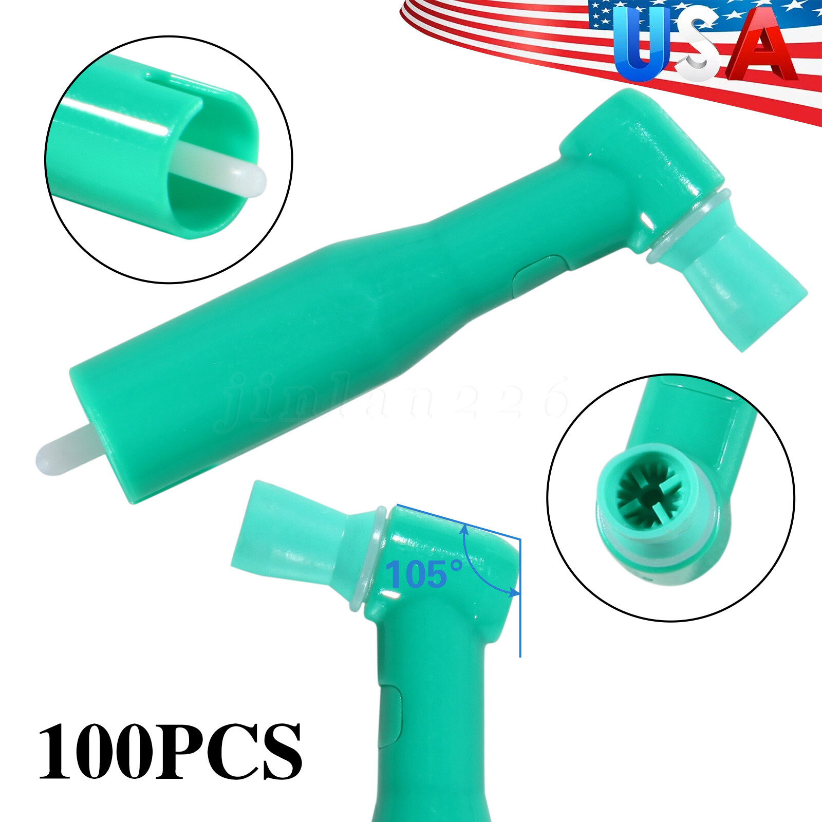 Dental Wireless Implant Electric Torque Wrench Handpiece Tool Driver 360° Rotate