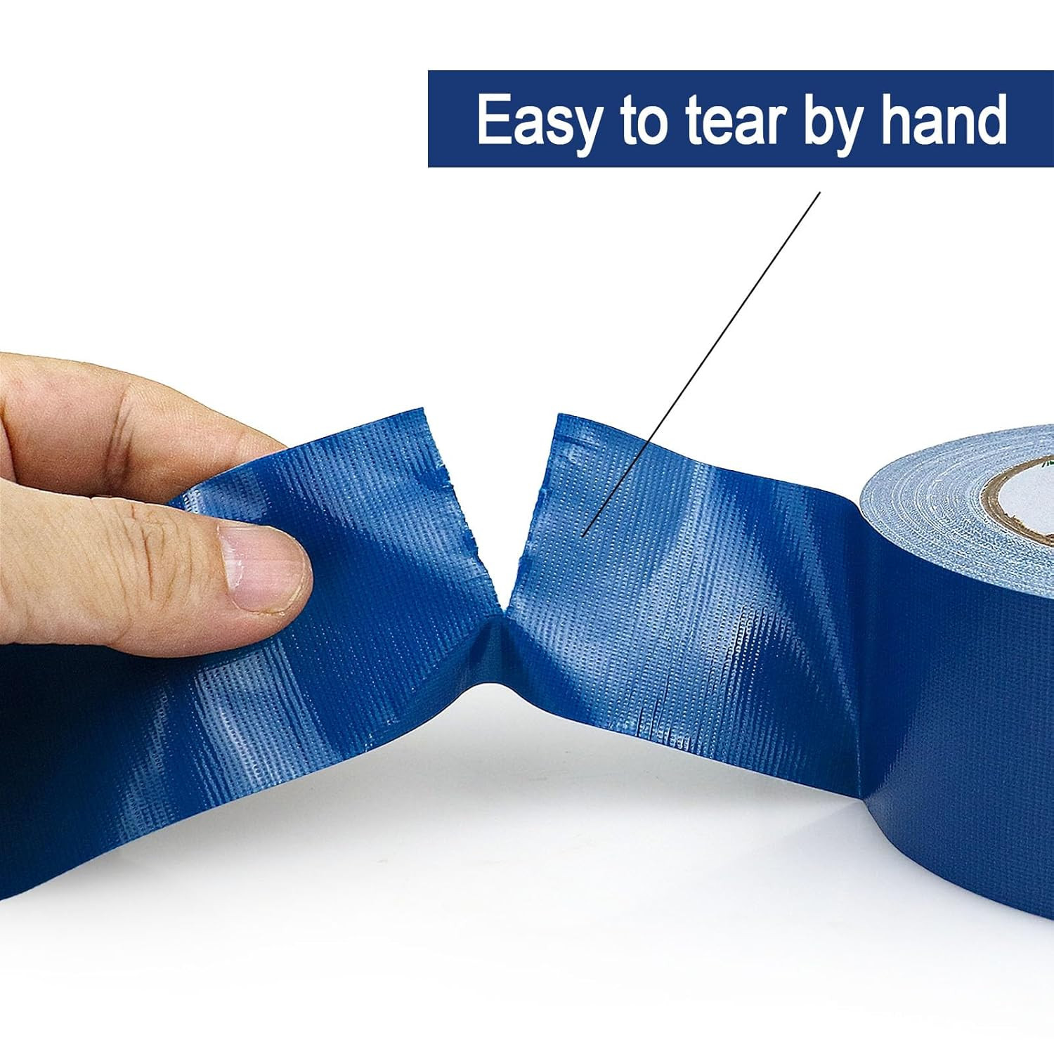 Blue Duct Tape, Heavy Duty Strong Industrial Grade Color Duct Tape 9.0 mil x 1.8