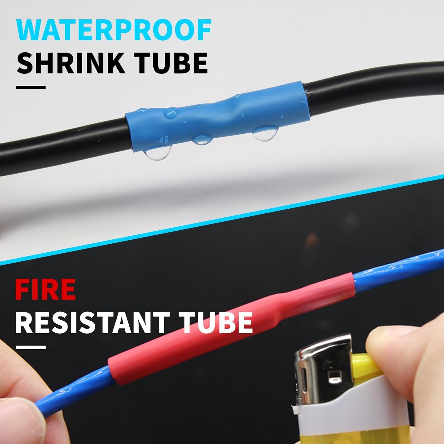 1/2 Inch 3 1 Heat Shrink Tubing, Dual Wall Adhesive 12.7mm(1/2″)-16.4ft Orange