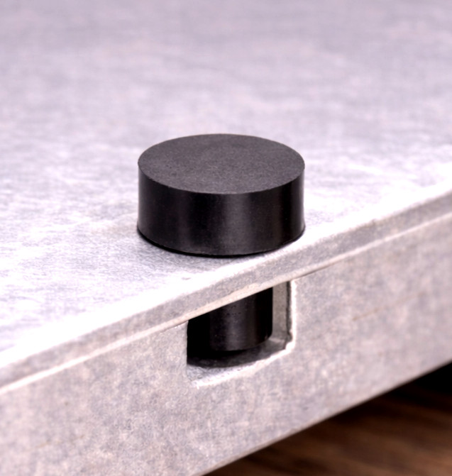 Push-In Rubber Panel Feet & Bumpers – Compression Stem, Choose Size for Racks