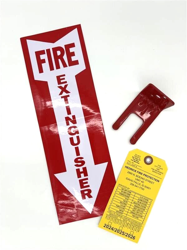 5LB ABC FIRE EXTINGUISHERS (Refurbished) Set of 2