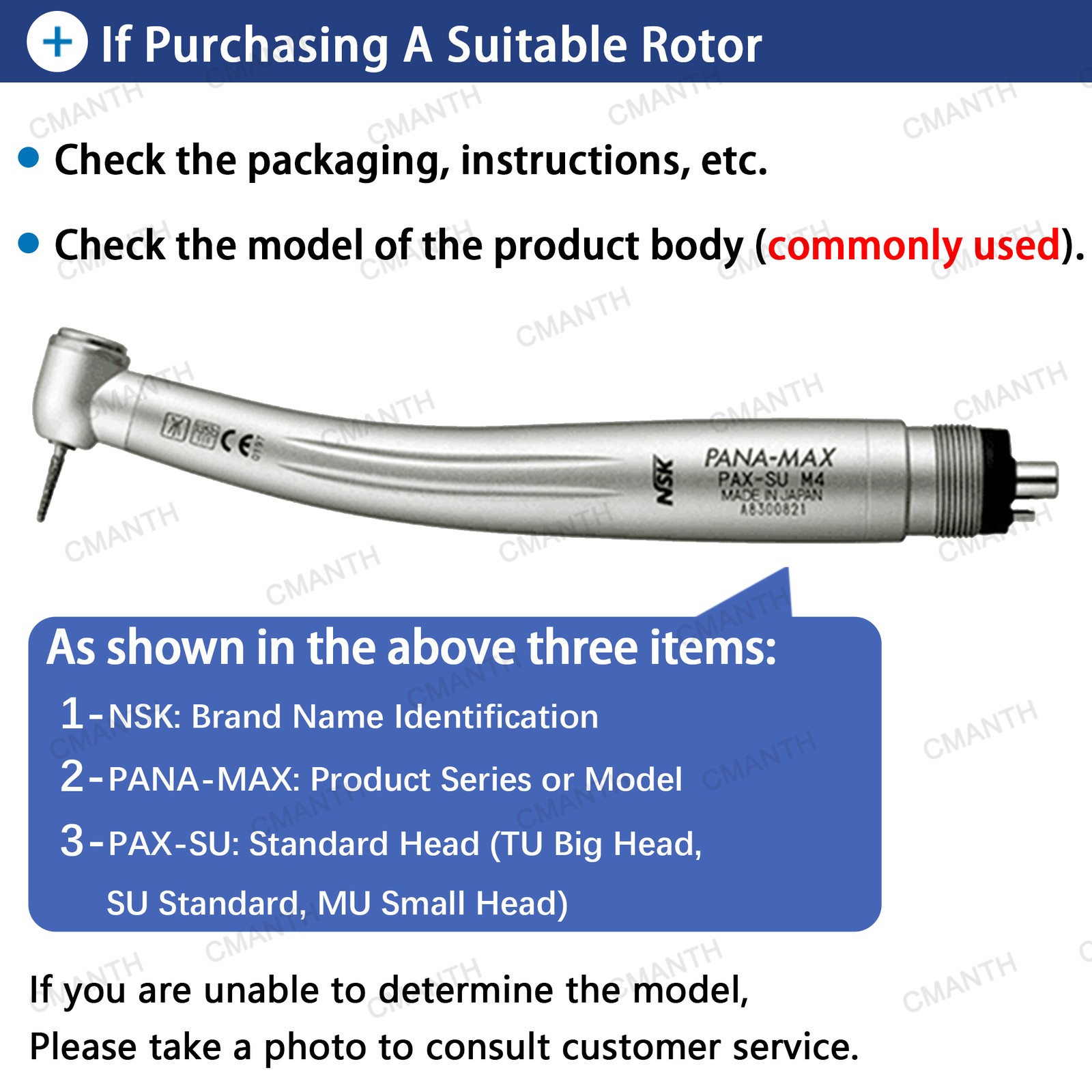 Dental Turbine Cartridge Replacement Air Rotor fit for NSK High Speed Handpiece