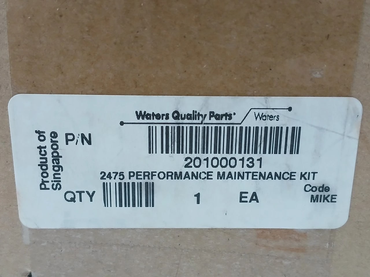 WATERS 201000131 2475 Performance Maintenance Kit 441000282 441000390 Rev.C